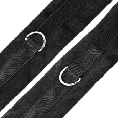 DARKNESS INTERLACE OVER AND UNDER BED RESTRAINT SET 