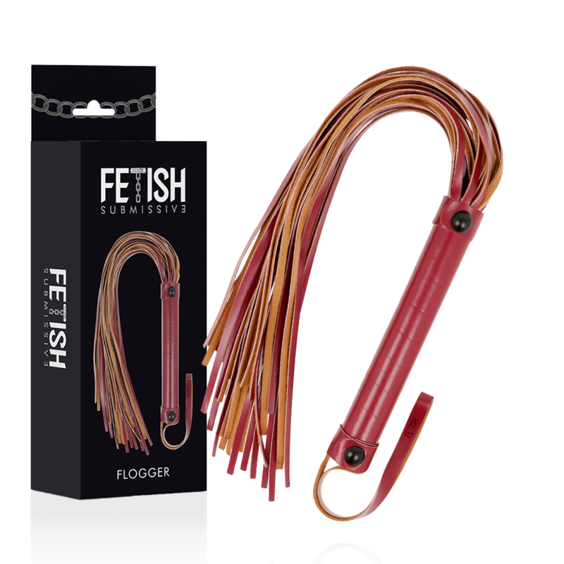 FETISH SUBMISSIVE FLOGGER IN PELLE VEGANO  