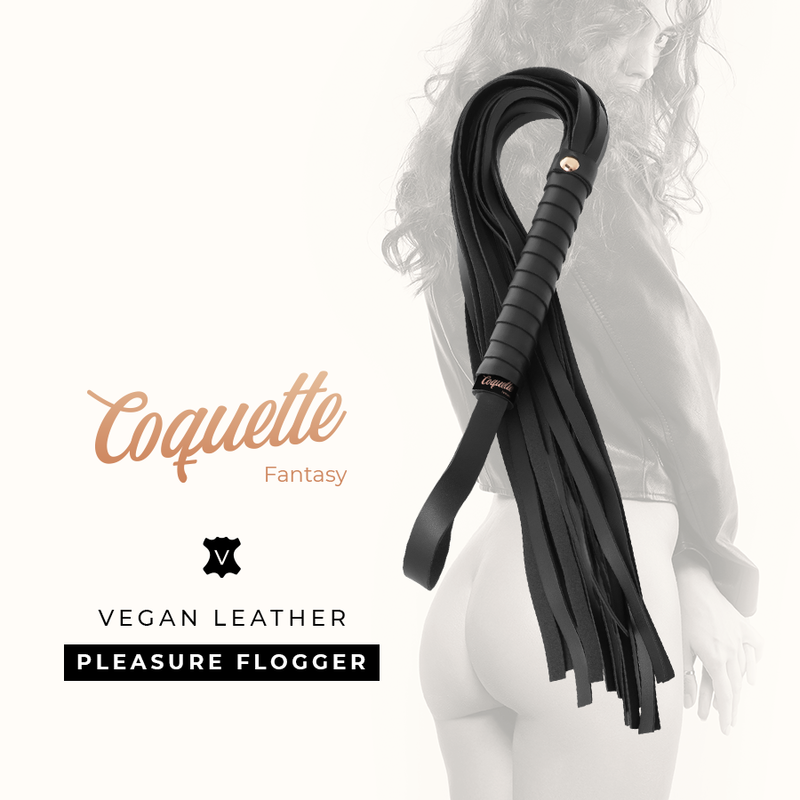 COQUETTE CHIC DESIRE FLOGGER IN PELLE VEGAN FANTASY  