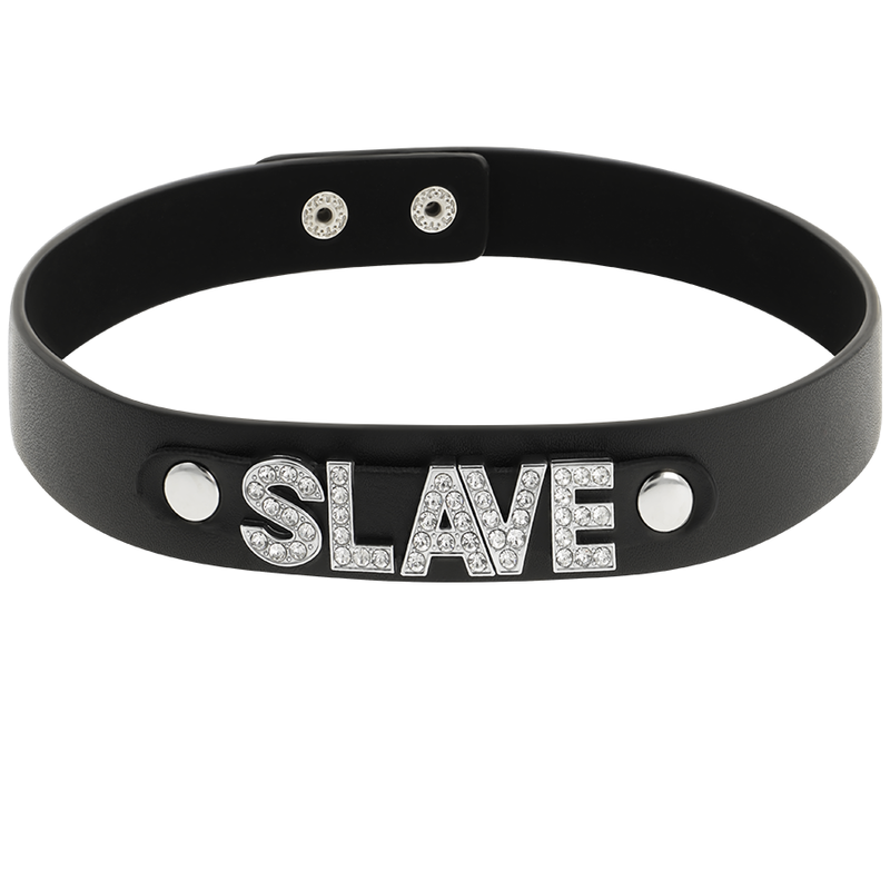 COQUETTE CHIC DESIRE CHOKER IN PELLE VEGAN - SLAVE  