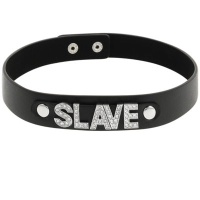 COQUETTE CHIC DESIRE CHOKER IN PELLE VEGAN - SLAVE 