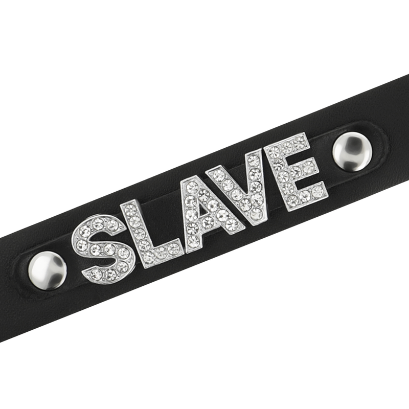 COQUETTE CHIC DESIRE CHOKER IN PELLE VEGAN - SLAVE  