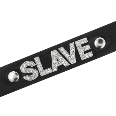 COQUETTE CHIC DESIRE CHOKER IN PELLE VEGAN - SLAVE 