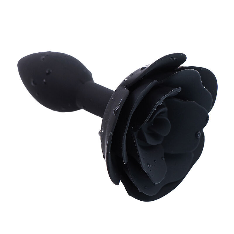 PLUG ANALE IN SILICONE OHMAMA FETISH ROSE - NERO