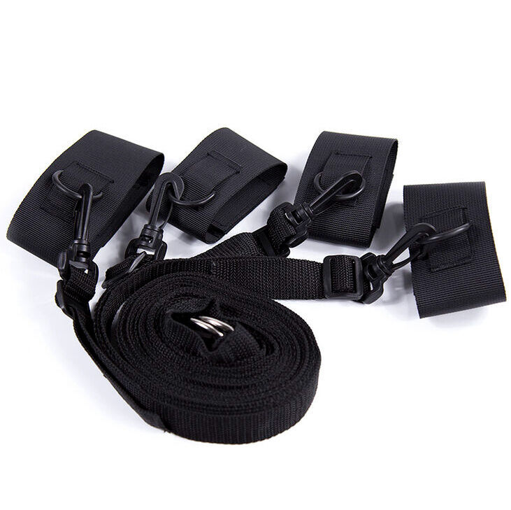 OHMAMA FETISH NYLON VELCRO BED BONDAGE RESINTS  