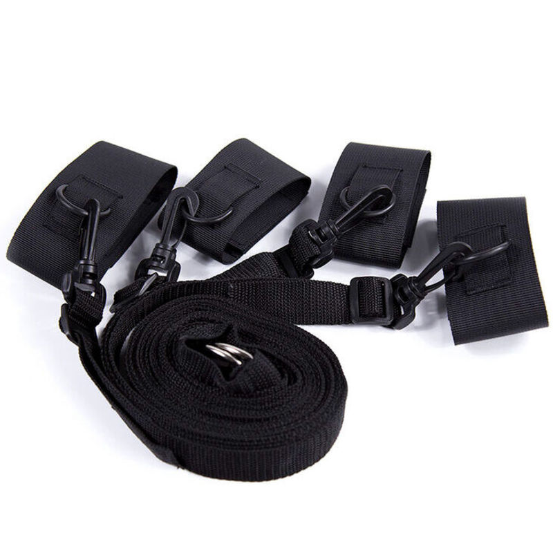 OHMAMA FETISH NYLON VELCRO BED BONDAGE RESINTS