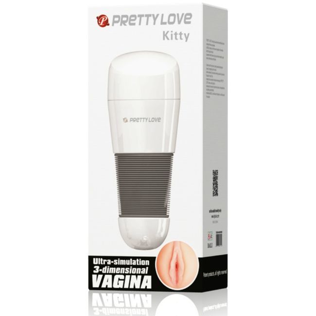 PRETTY LOVE KITTY MASTURBATORE BIANCO VAGINA  