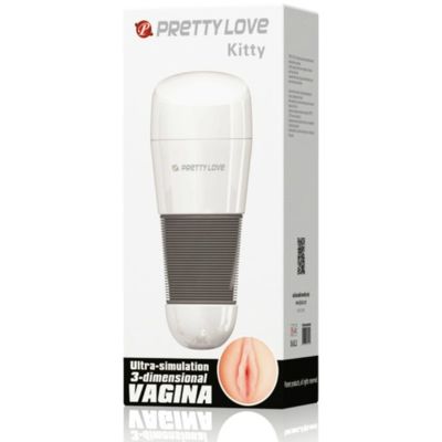 PRETTY LOVE KITTY MASTURBATORE BIANCO VAGINA 