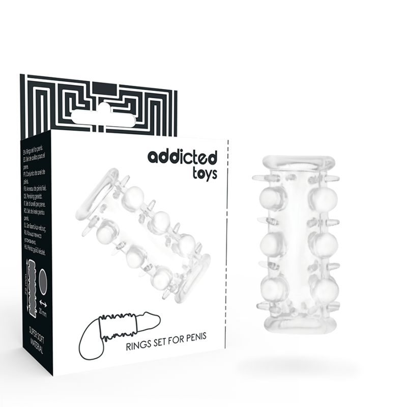 ADDICTED TOYS FUNDA PENE CLEAR  