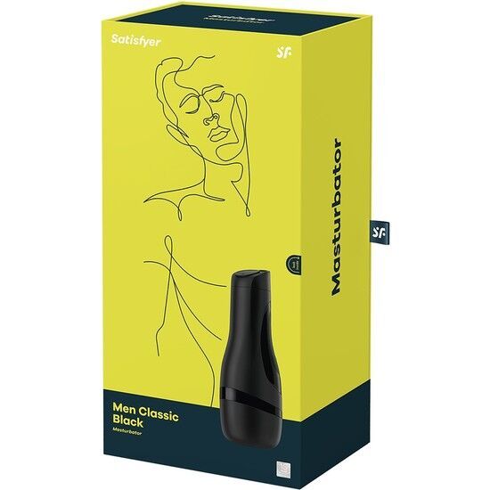 SATISFYER MASTURBADOR UOMO CLASSIC NERO  