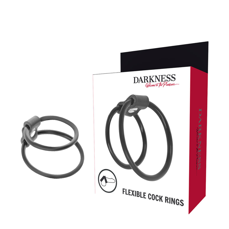 DARKNESS  DUO RINGS FOR PENIS  