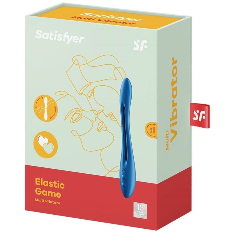 GIOCO ELASTICO SATISFYER MULTI VIBRATORE - BLU  