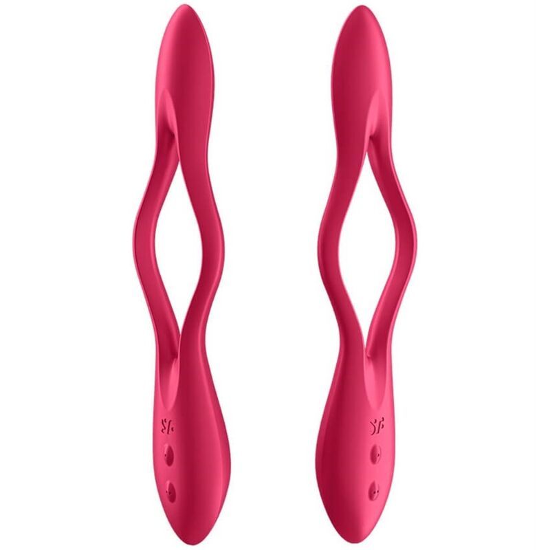 SATISFYER ELASTIC JOY MULTI VIBRATORE - ROSSO  