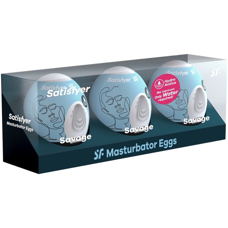 SATISFYER 3 UOVA MASTURBATORE - SAVAGE  