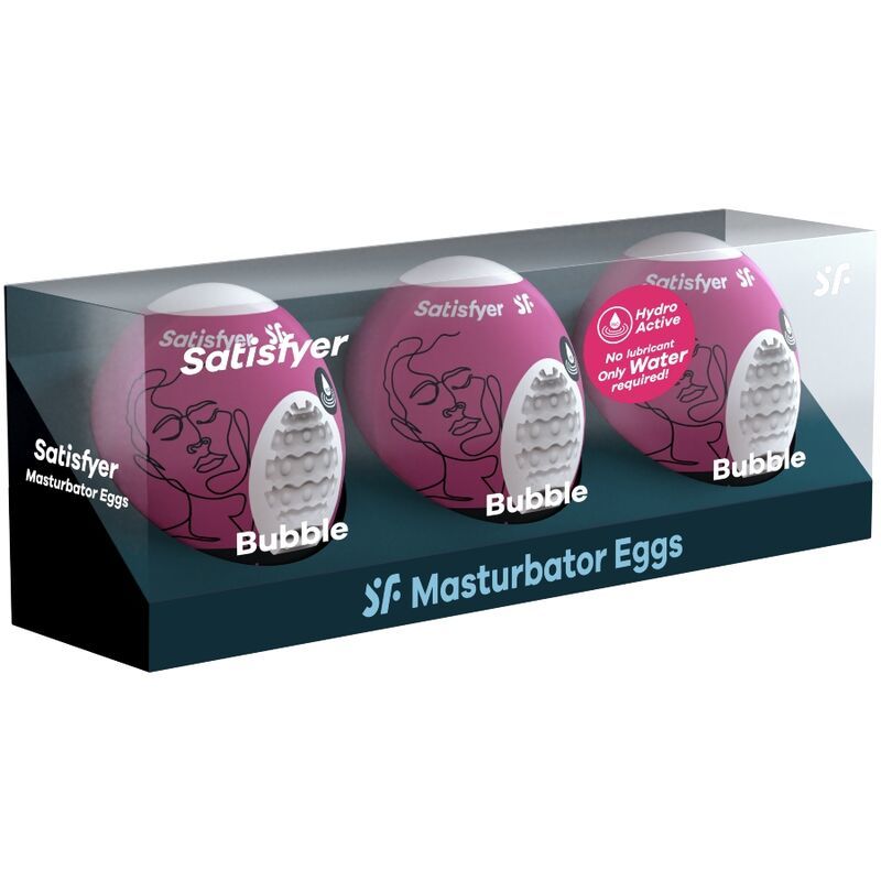 SATISFYER 3 UOVA MASTURBATORE - BOLLA  