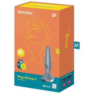 PLUG SODDISFATTO ILICIOUS 2 PLUG VIBRATORE - ARGENTO 