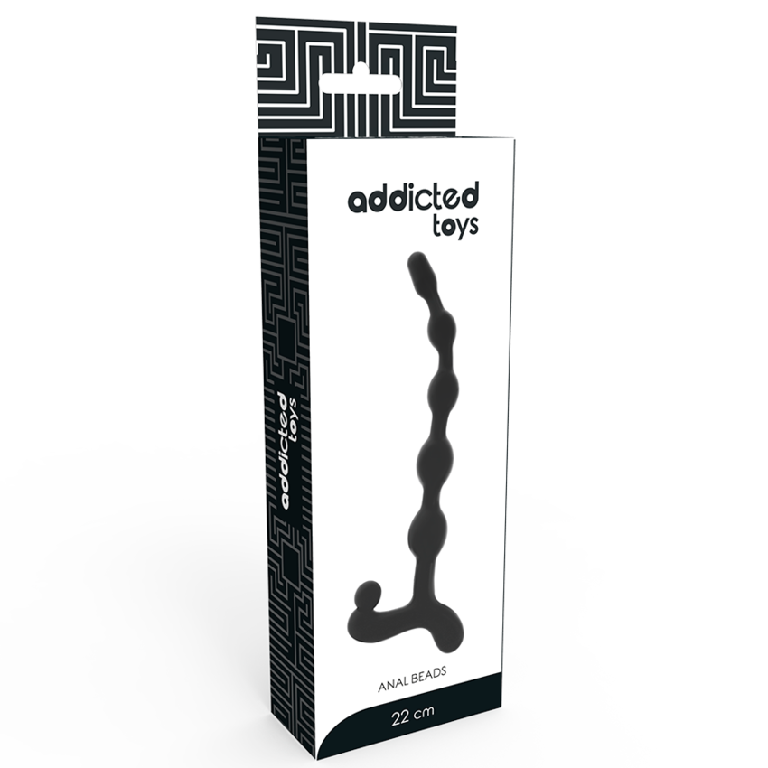 GIOCATTOLI addicted PALLINE ANALI 22CM NERE  