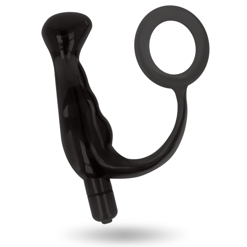 VIBRATORE PROSTATICO NERO 10 CM  