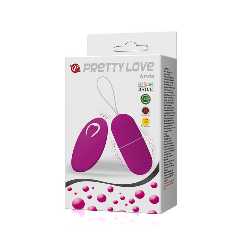 PRETTY LOVE UOVO VIBRANTE ARVIN CONTROL REMOTO 12V  