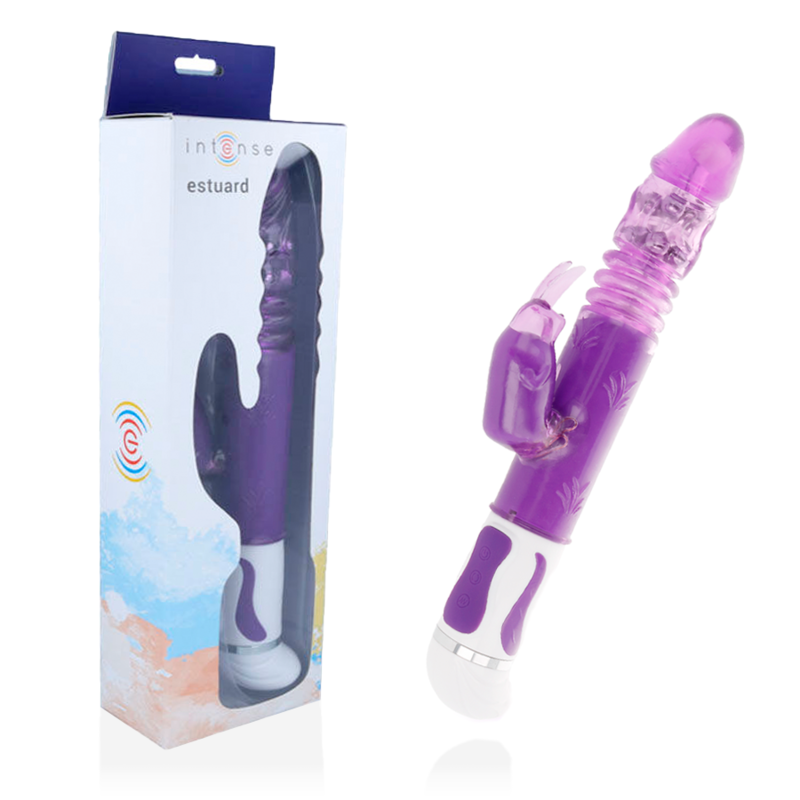 ESTUARD INTENSO VIBRATORE CONIGLIO VIOLA  