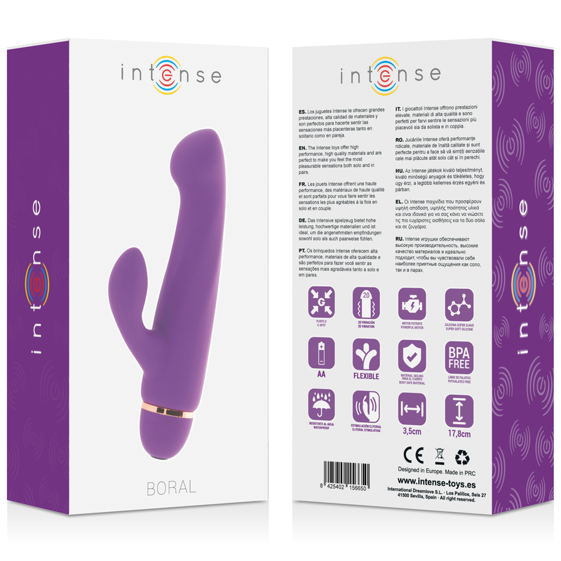 BORALE INTENSO 20 VELOCITÀ SILICONE VIOLA  