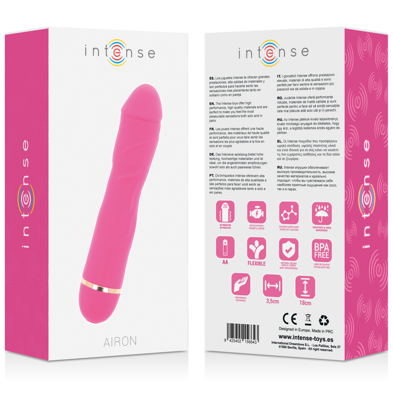 AIRON INTENSO 20 VELOCITÀ SILICONE ROSA  