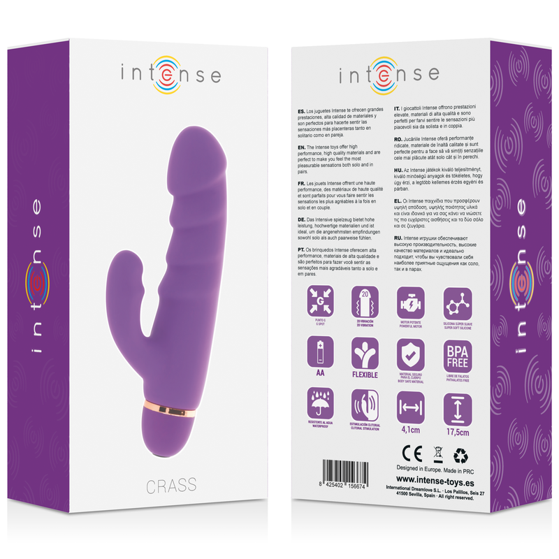 INTENSE CRASS 20 VELOCITÀ SILICONE VIOLA  