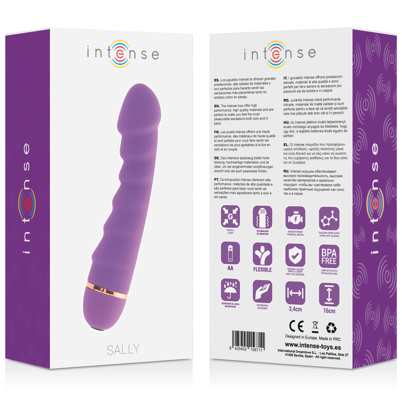 INTENSO SALLY 20 VELOCITÀ SILICONE VIOLA  