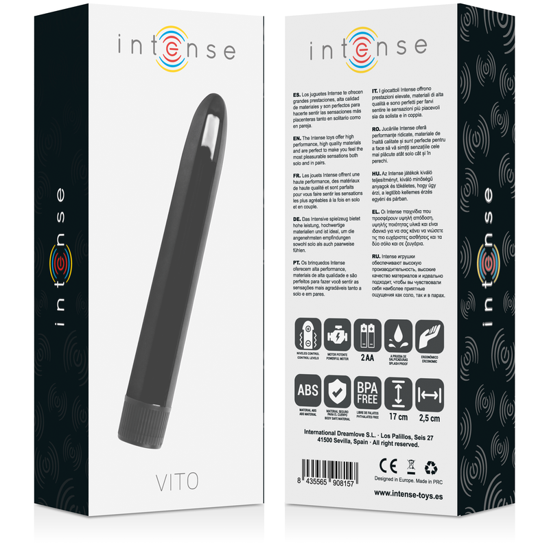 VIBRATORE INTENSO VITO NERO  