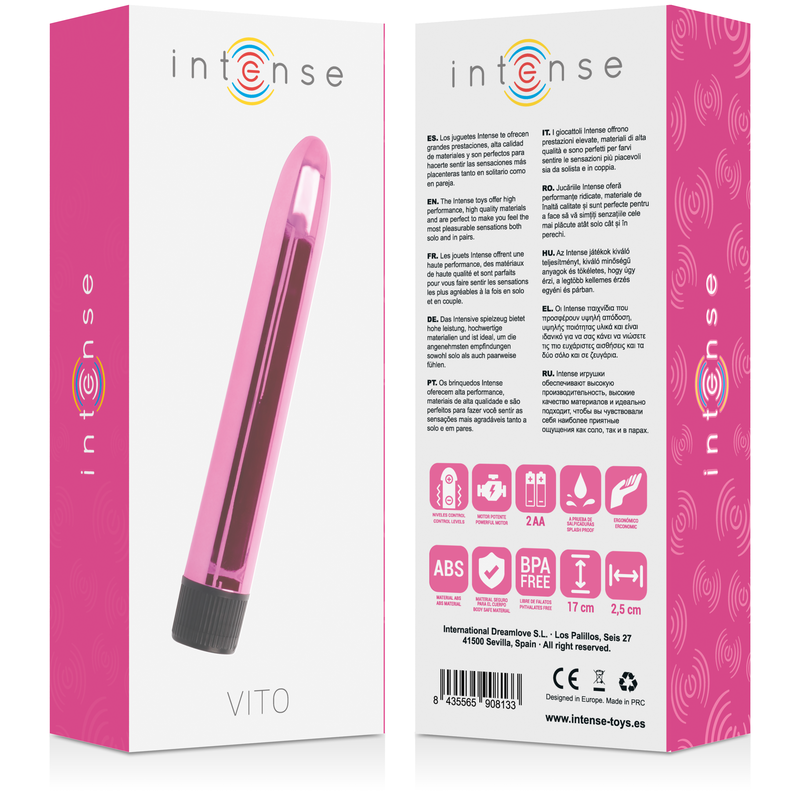 VIBRATORE INTENSO VITO ROSA  