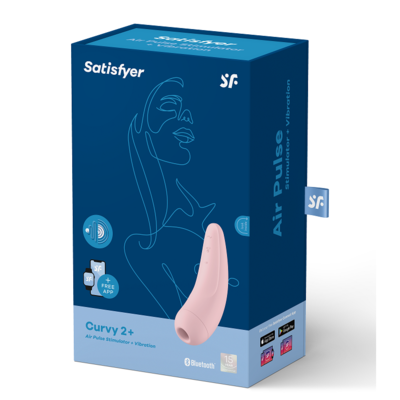 SATISFYER CURVY 2+ ROSA 