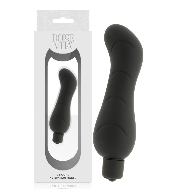 DOLCE VITA  G-SPOT BLACK SILICONE  