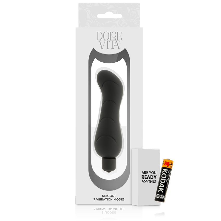 DOLCE VITA  G-SPOT BLACK SILICONE  