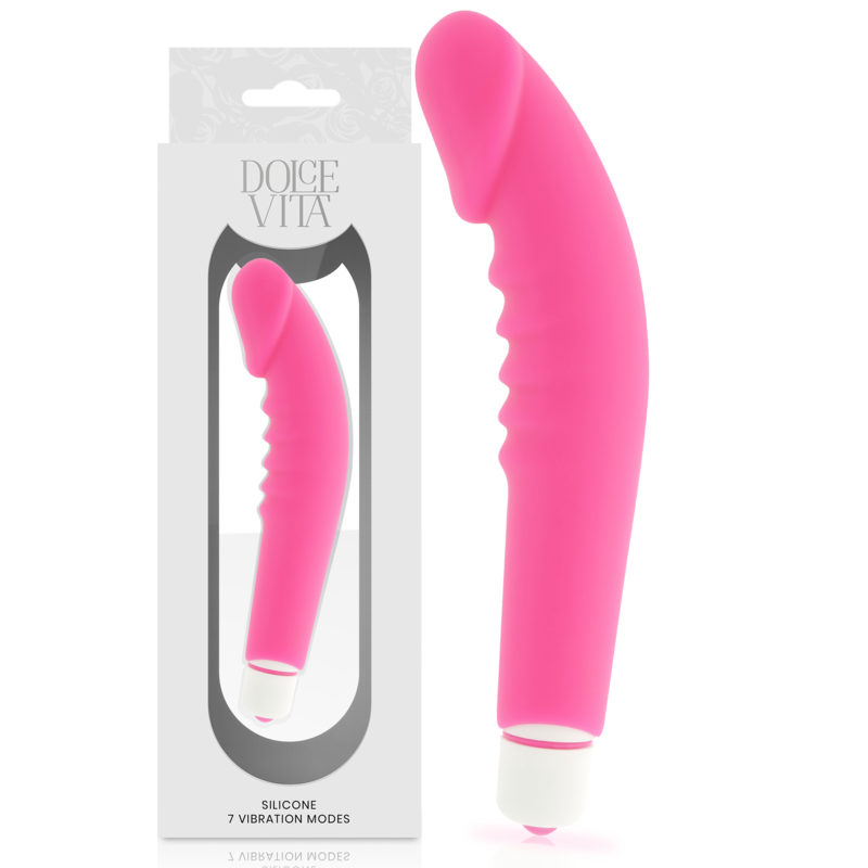 DOLCE VITA  REALISTIC PLEASURE PINK  SILICONE