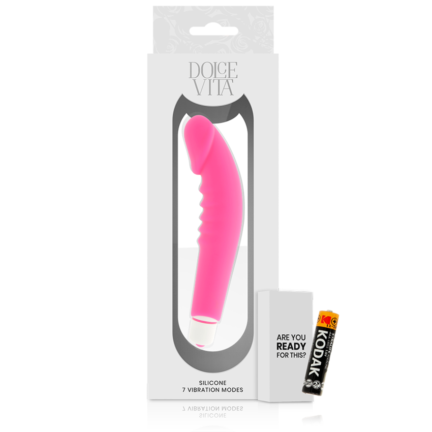 DOLCE VITA  REALISTIC PLEASURE PINK  SILICONE  