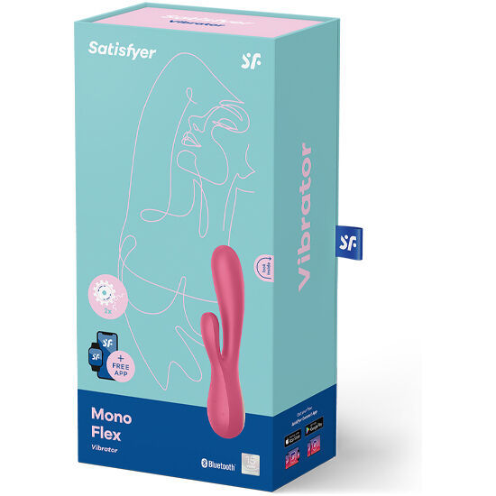 SATISFYER MONO FLEX ROSSO CON APP  