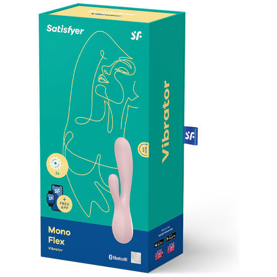 SATISFYER MONO FLEX ROSA CON APP  