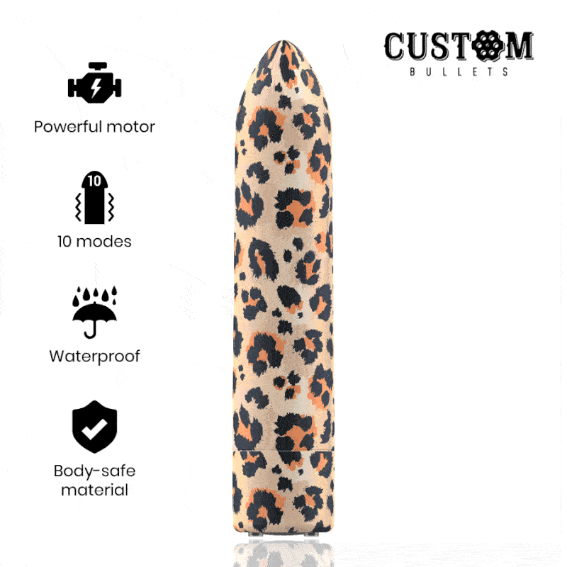 BULLET PERSONALIZZATI BULLET RICARICABILI LEOPARD 10 INTENSITÀ  