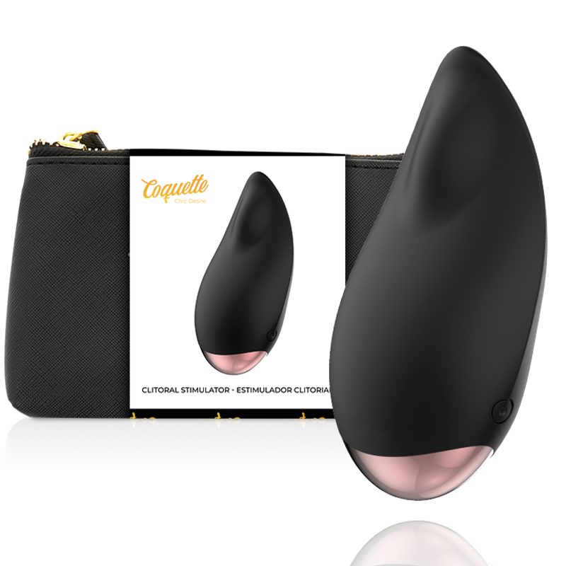 STIMOLATORE CLITORIALE COQUETTE CHIC DESIRE NERO/ORO