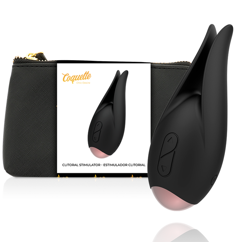 STIMOLATORE CLITORIALE COQUETTE CHIC DESIRE NERO/ORO