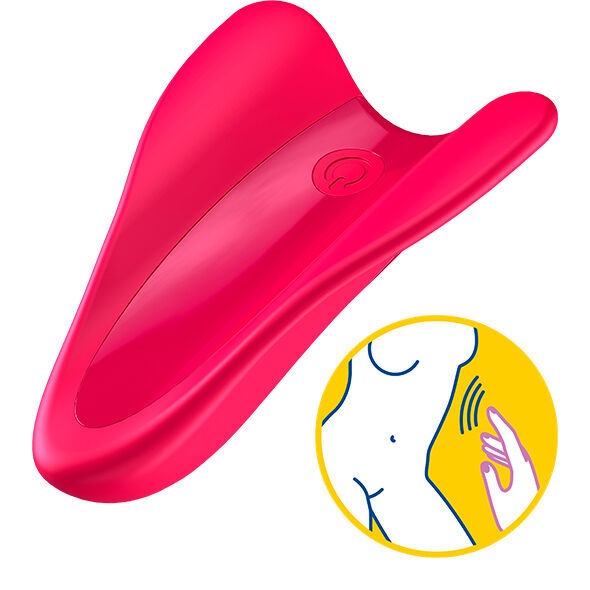 VIBRATORE SATISFYER DA DITOFUCSIA  