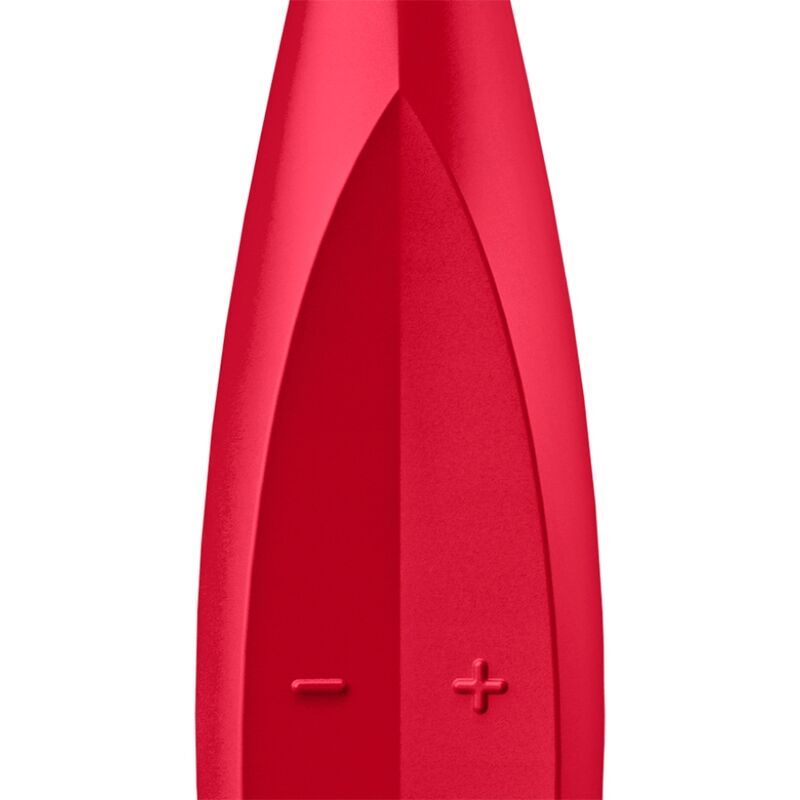 VIBRATORE SODDISFACENTE TWIRLING FUN TIP - ROSSO  