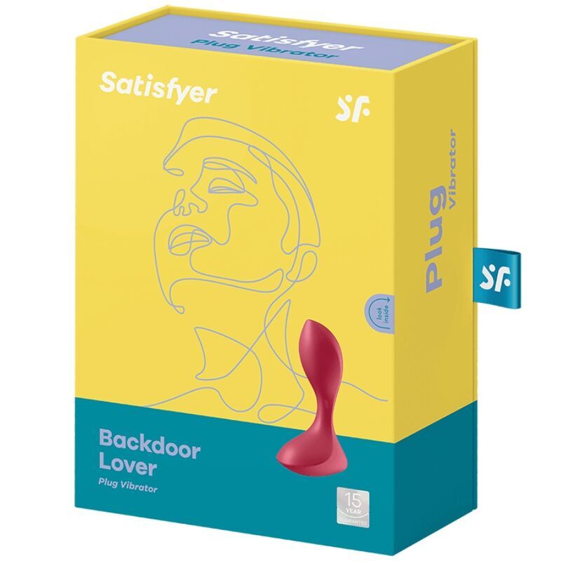 TAPPO VIBRANTE SATISFYER BACKDOOR LOVER - ROSSO  