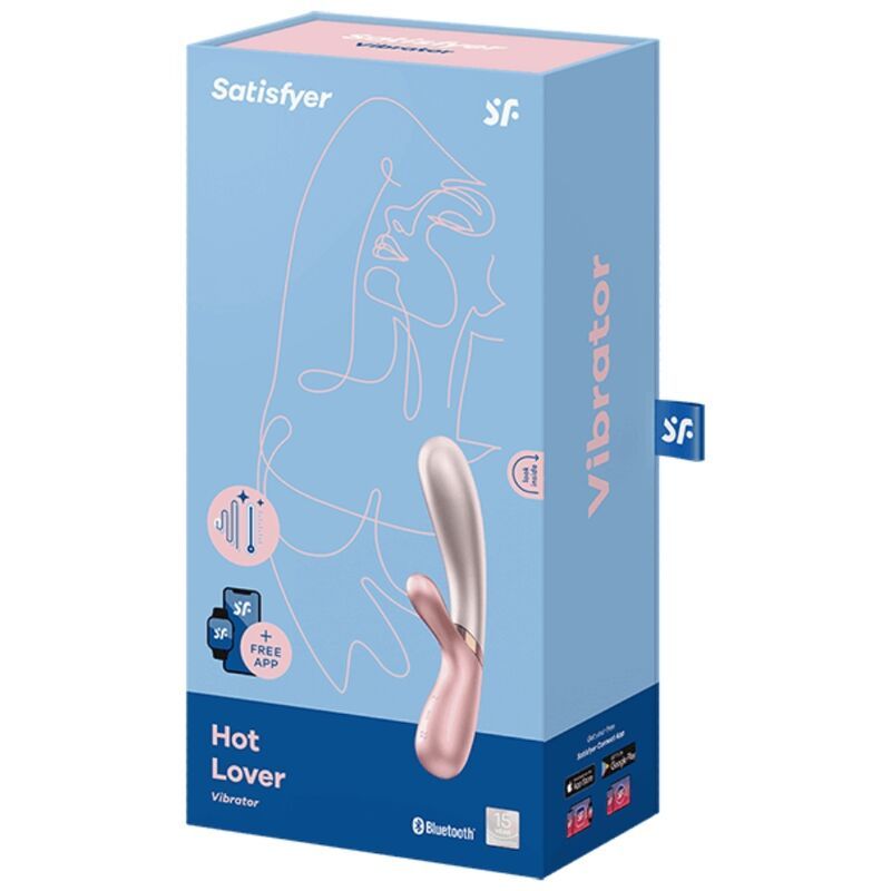 VIBRATORE SATISFYER HOT LOVER ROSA-BEIGE  