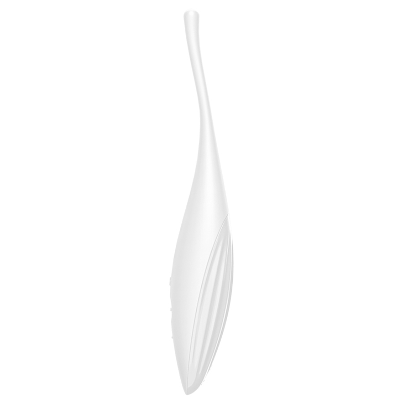 SATISFYER TWIRLING JOY CLIT PUNTA STIMOLANTE - BIANCO  