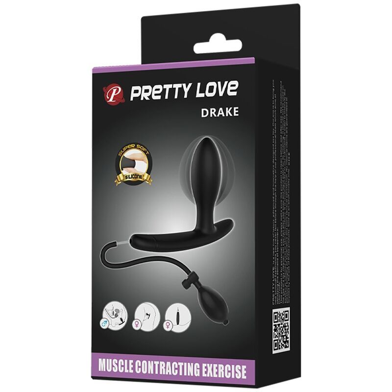 PRETTY LOVE DRAKE PLUG ANALE GONFIABILE  