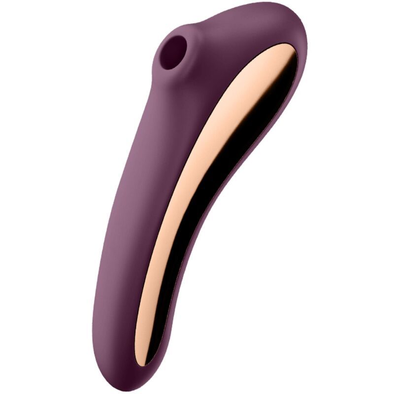 SATISFYER DUAL KISS CLIT STIMOLANTE - ROSSO VINO