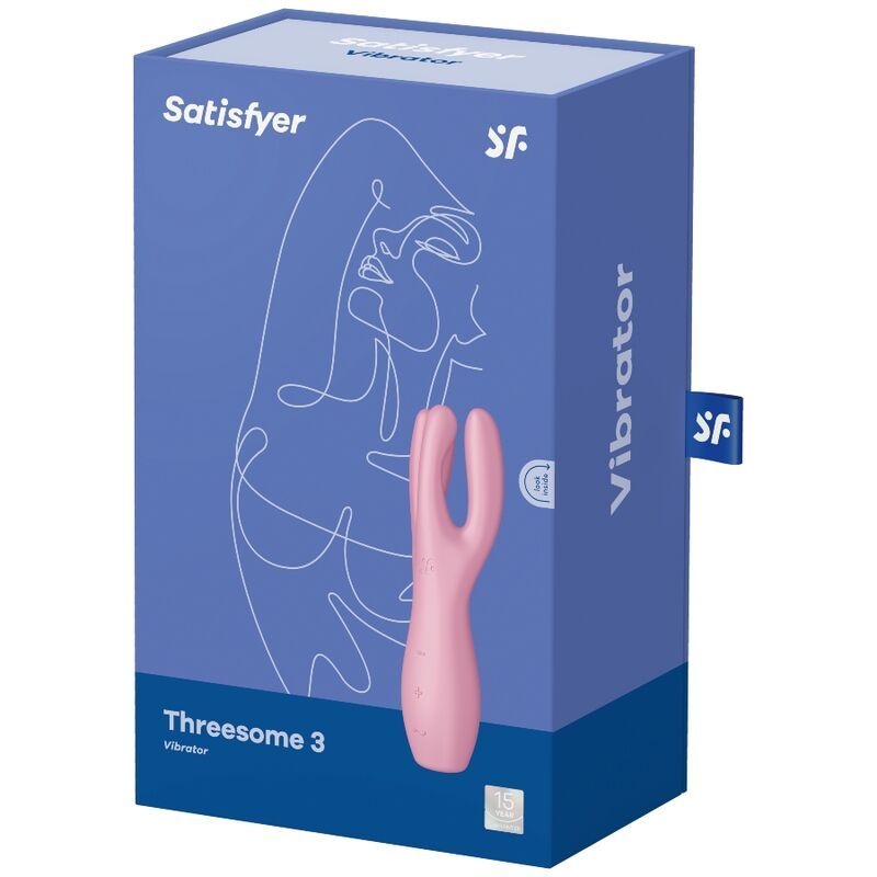 VIBRATORE SATISFYER THREESOME 3 - ROSA  