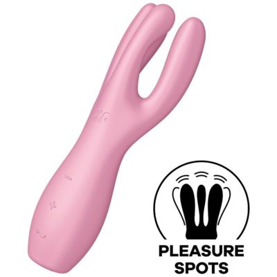 VIBRATORE SATISFYER THREESOME 3 - ROSA 