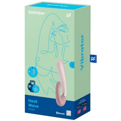 SATISFYER HEAT WAVE VIBRATOR APP - PINK 